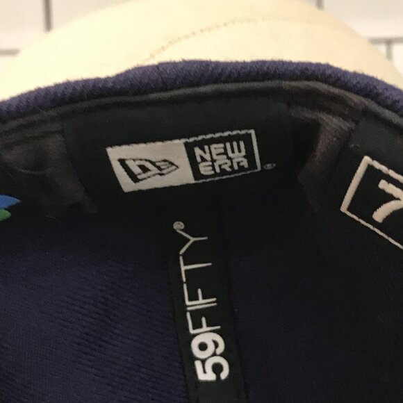 United States Hat Cap Fitted Mens 7 3/8 Navy WBC Baseball Team USA Flag New Era - Picture 7 of 8